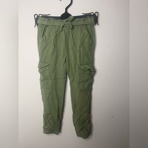 Epic Threads Toddler Girls Olive Green Cargo Joggers Size 2T